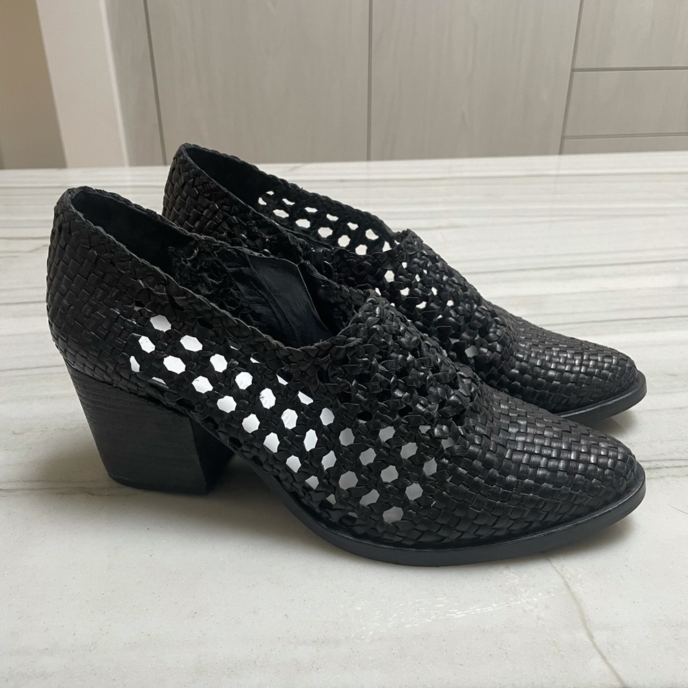 Freda Salvador Bliss woven heels